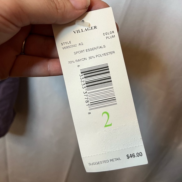 Villager Sport Signature Purple Button Down - Picture 2 of 6